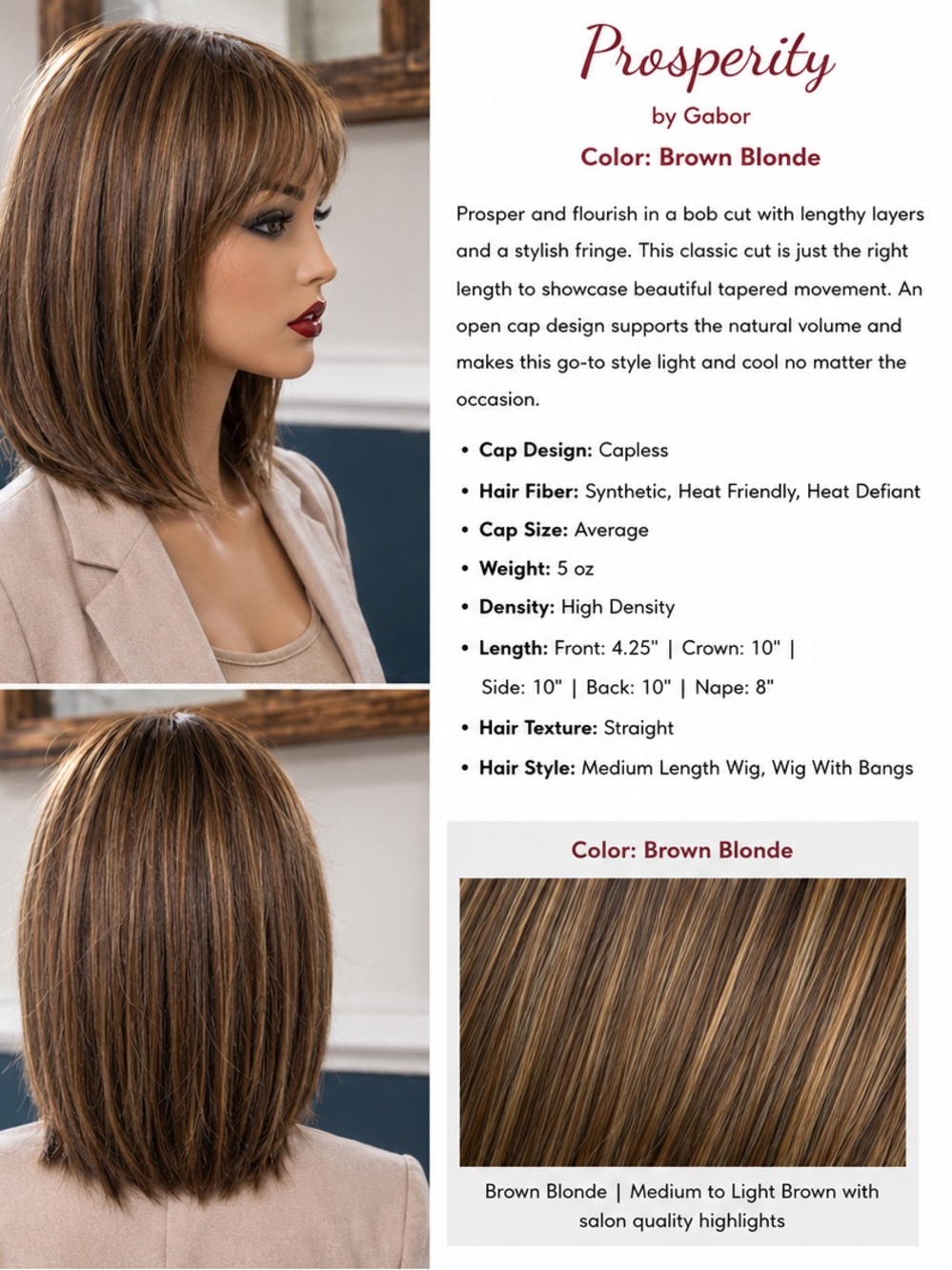 Prosperity by Gabor in Brown Blonde